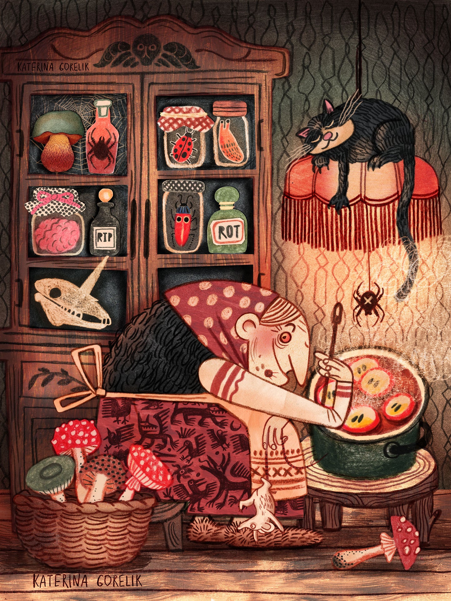 Bubbling Autumn Magic, 40x50cm