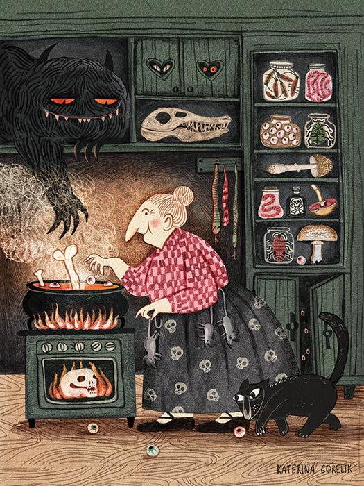 Sweet Old Lady, 40x50cm